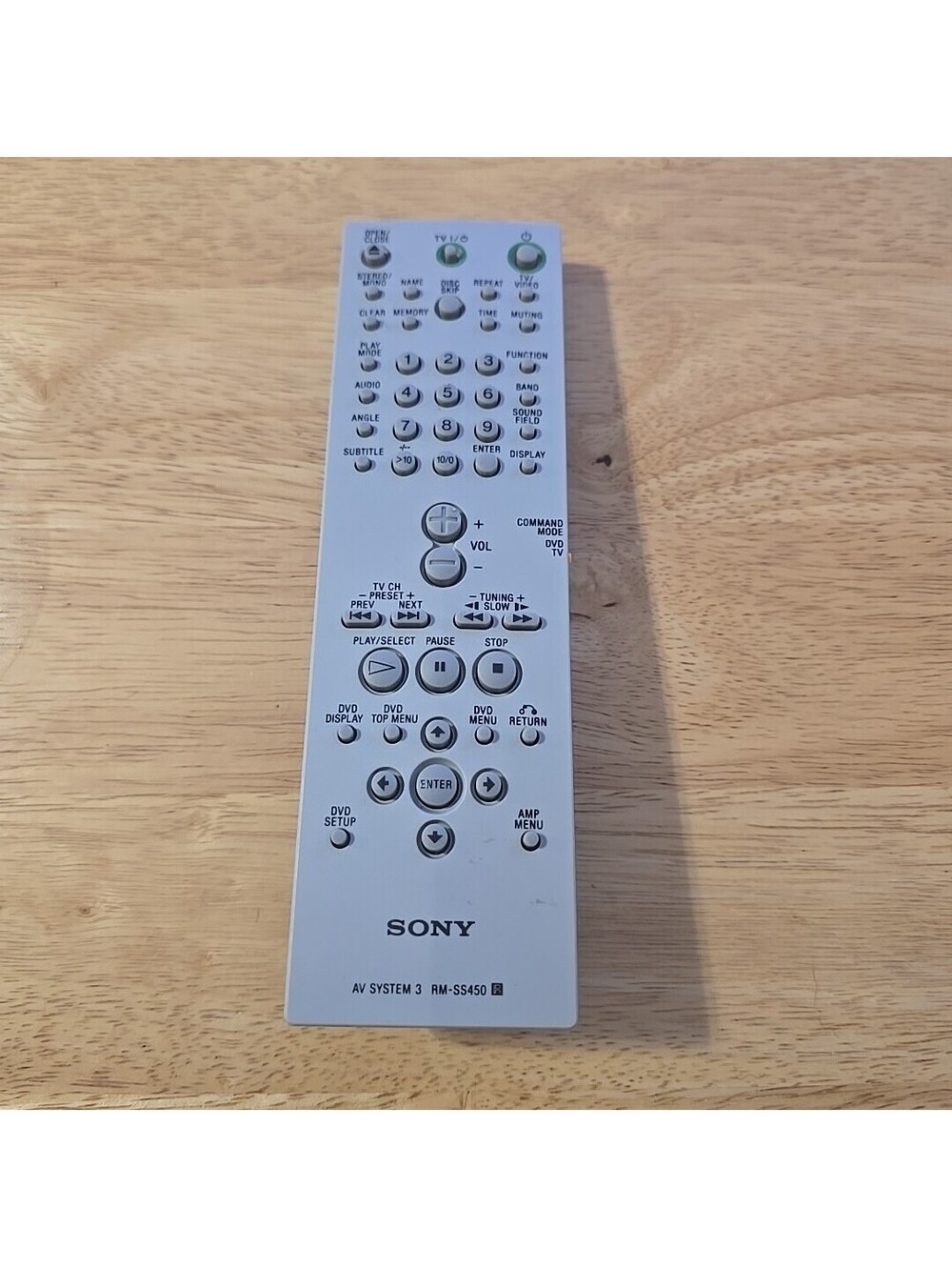 SONY RM-SS450 REMOTE CONTROL for DAV-C450 HCD-C450